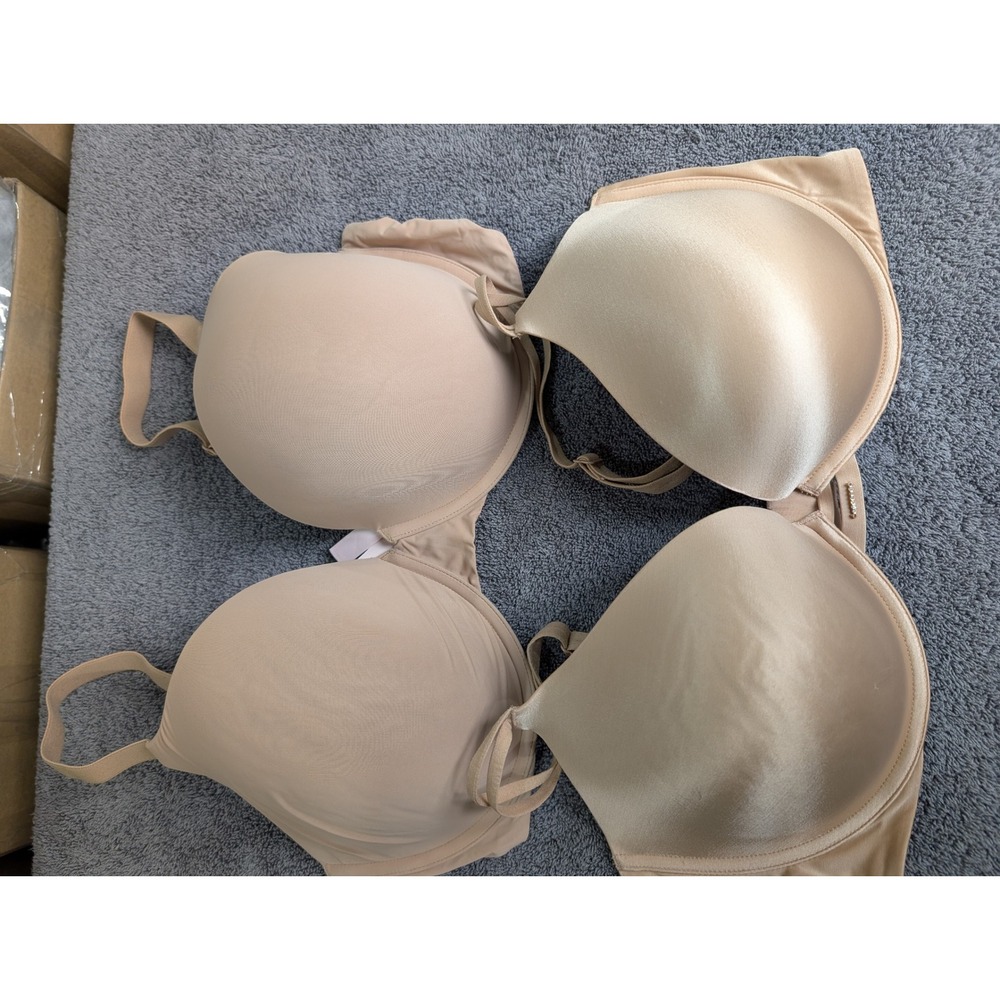 Victoria's Secret 40DD Bra Bundle Nude Push Up and Full Coverage 2 Pack